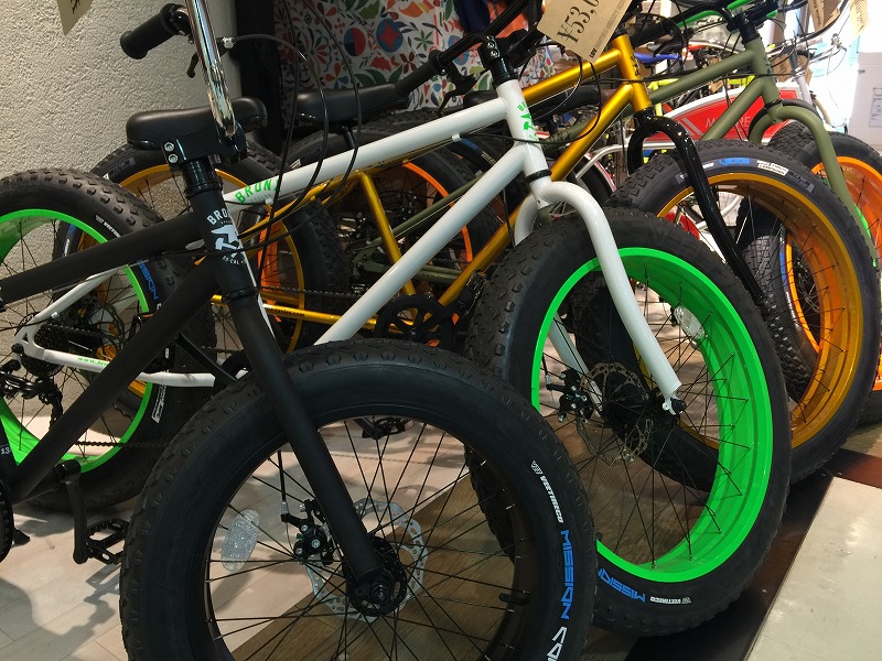 北海道の冬に向けて FATBIKE（ファットバイク）が人気です BRONX 札幌 