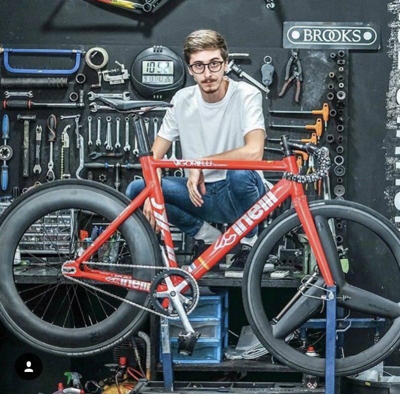 2019 □CINELLI チネリ VIGORELLI SHARK アルミ ピストフレーム サイズ 