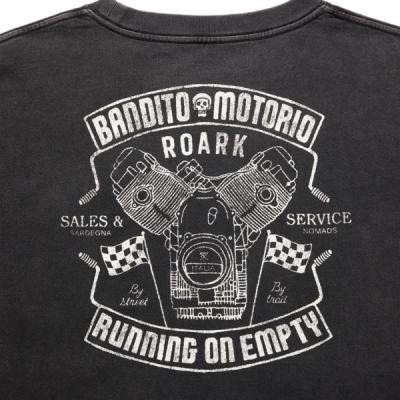 【ROARK/ロアーク】"BANDITO MOTORIO" L/S TEE-BLACK