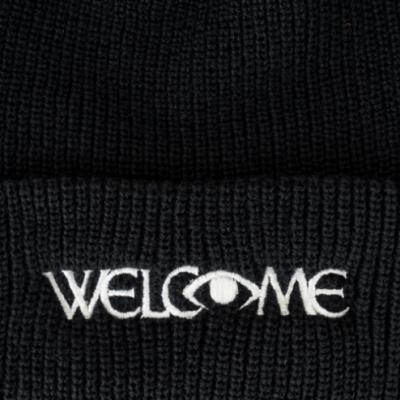 【WELCOME/ウェルカム】OMNISCIENT EMBROIDERED CUFF BEANIE