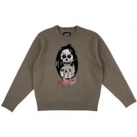 【WELCOME/ウェルカム】CLAIRVOYANT KNIT SWEATER - STONE