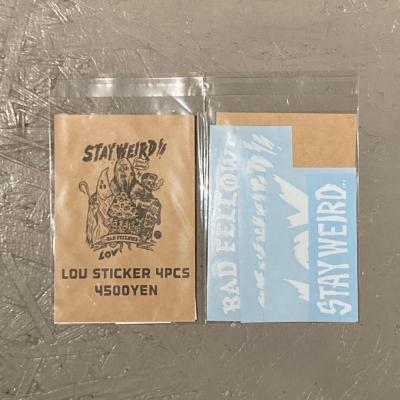 【GRINDLODGE x LOV】Die Cut Sticker Pack -WHITE-