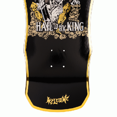【WELCOME/ウェルカム】WELCOME X A7X - BLACK/GOLD FOIL9.75