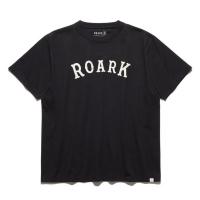 【ROARK/ロアーク】“MEDIEVAL LOGO” FINETECH DRY TEE-BLACK