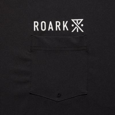 【ROARK/ロアーク】S/S RUSHGUARD POCKET TEE -BLACK