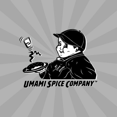 【UMAMI SPICE COMPANY x LOV】　COLLAB TEE　- BLUE