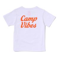 【POLER/ポーラーキッズ】KIDS CAMPVIVES TEE - WHITE