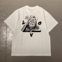 【GRINDLODGE x LOV】Collab Printed T-Shirt-WHT/LOV-