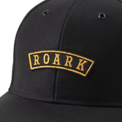 【ROARK/ロアーク】"MEDIEVAL LOGO" BACKSATIN 6PANEL CAP